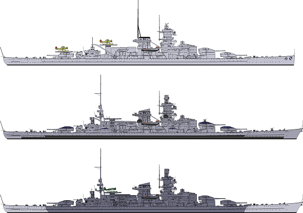 Drawing Battleship Scharnhorst