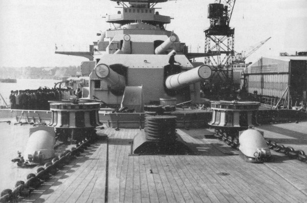 Bismarck Artillery Turrets