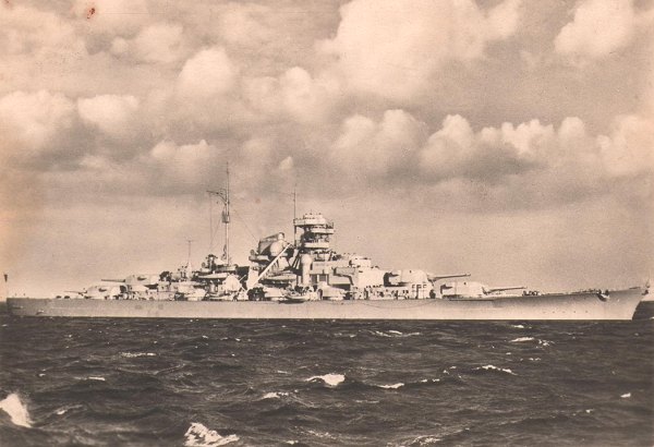 The Bismarck in the Baltic Sea