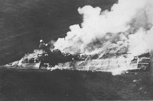 Sinking of Aircraft Carrier Hermes