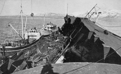 Pecio del Tirpitz en Troms