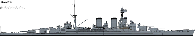 HMS Hood drawing