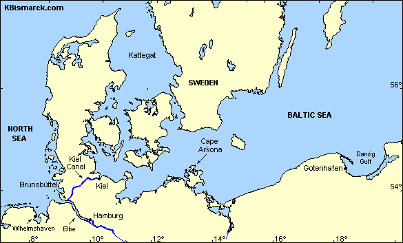 Baltic Sea map
