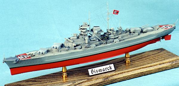 KBismarck.com - Models - Airfix 1/600 Bismarck