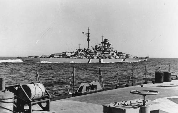 Bismarck Conducting Sea Trials